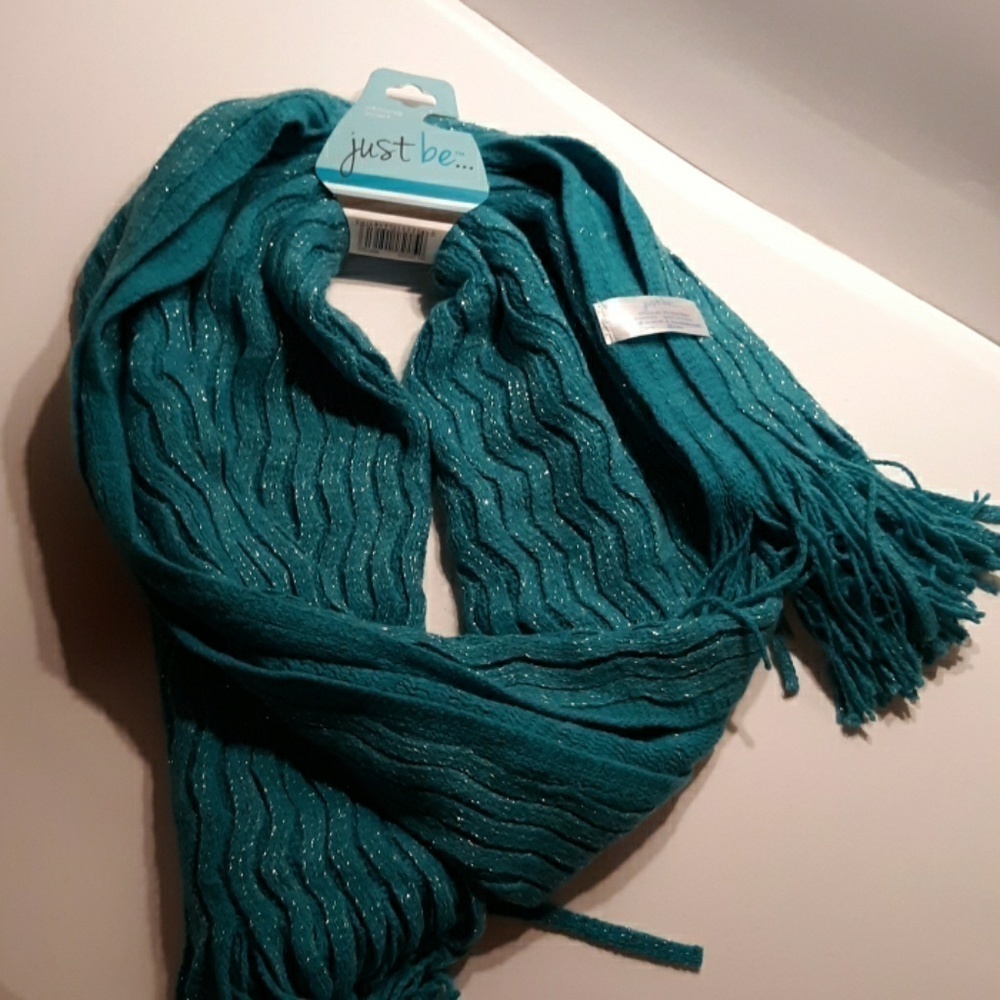 Just Be oblong scarf new winter snow Christmas gift